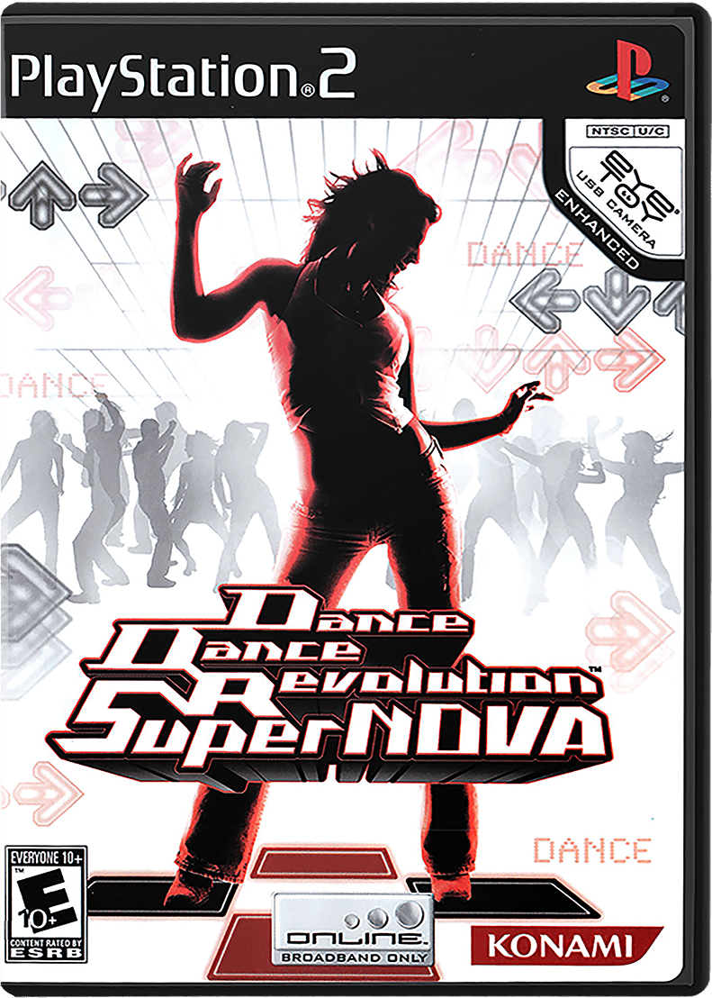 Dance Dance Revolution SuperNOVA box art for Playstation 2